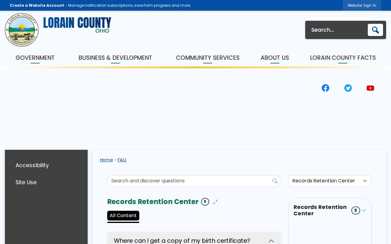 North Ridgeville previous residents research through Lorain County Records Retention Center tax microfilm