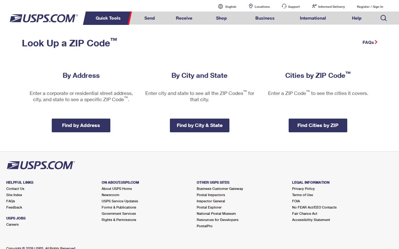 North Ridgeville ZIP code directory USPS ZIP Lookup source