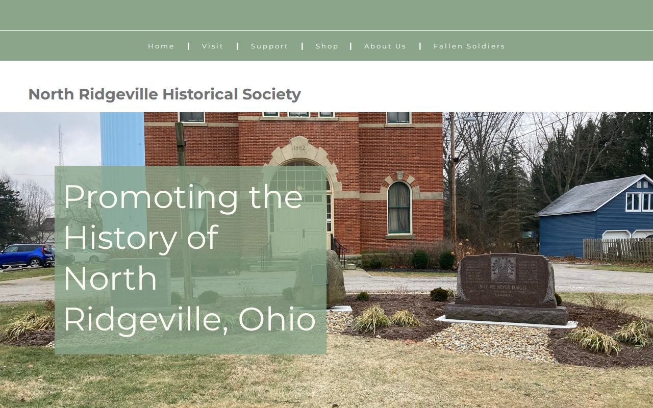 North Ridgeville city directory local-history research at the Historical Society